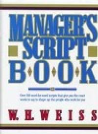 Manager's script book