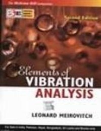 Image of Elements of vibration analysis