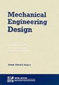 Image of Mechanical engineering design : First metric edition