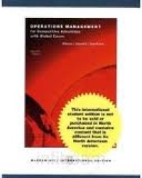 Image of Operations management for competitive advantage