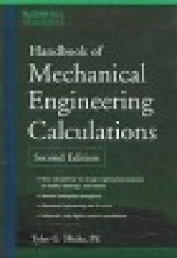 Image of Handbook of mechanical engineering calculations