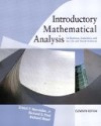 Image of Introductory mathematical analysis for business, economics, and the life and social sciences