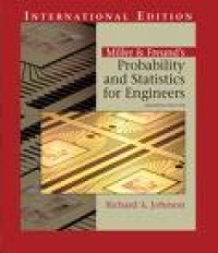 Image of Miller & Freund's probability and statistics for engineers