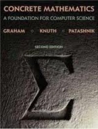 Image of Concrete mathematics : a foundation for computer science