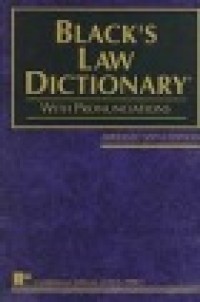 Image of Black's law dictionary with pronunciations