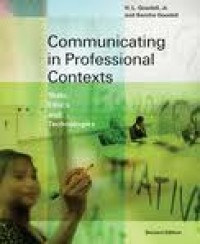 Image of Communicating in professional contexts : skills, ethics, and technologies