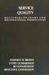 Image of Service quality : multidisciplinary and multinational perspectives