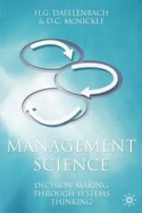 Image of Management science : decision making through system thinking