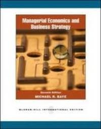 Image of Managerial economics and business strategy