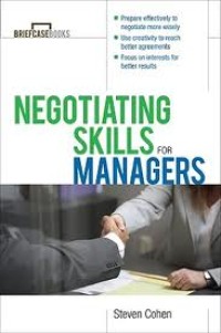 Image of Negotiating skills for managers