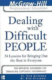 Image of Dealing with difficult people