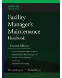 Image of Facility manager's maintenance handbook