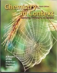 Image of Chemistry in context : applying chemistry to society