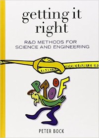 Image of Getting it right : R & D methods for science and engineering
