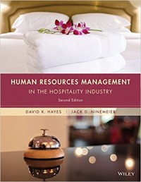 Image of Human resources management in the hospitality industry