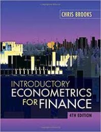 Image of Introductory econometrics for finance