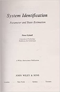 Image of System Identification: Parameter and State Estimation