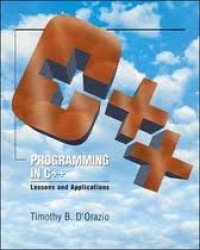 Image of Programming in C++ : lessons and applications