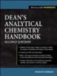 Image of Dean's Analytical Chemistry Handbook