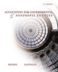 Accounting for governmental and nonprofit enttities