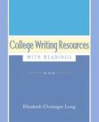 Image of College writing resources with readings
