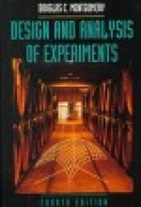 Design and analysis of experiment