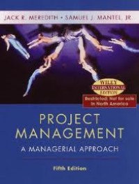 Image of Project management : a managerial approach