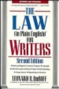 The Law (in plain English) for writers