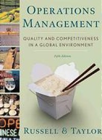 Image of Operations management: quality and competitiveness in a global environment