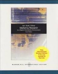 Image of Marketing research : in a digital information environment
