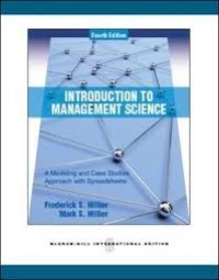 Image of Introduction to management science : a modelling and case studies approach with spreadsheets