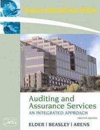 Auditing and assurance services: an integrated approach 12ed.