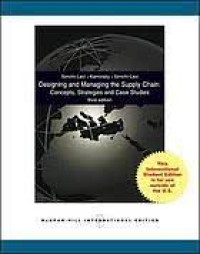 Image of Designing and managing the supply chain: concepts, strategies, and case studies